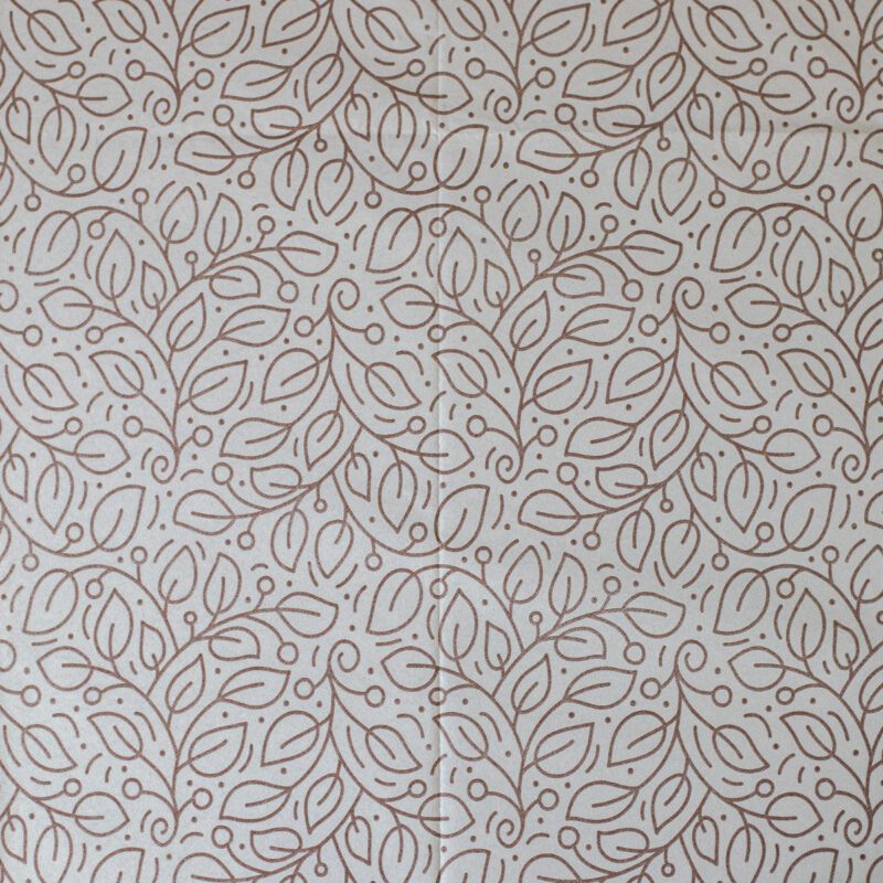 Tovaglia Foliage 100 x 100 cm in carta goffrata